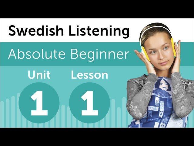 Swedish Listening Practice - At a Swedish Bookstore