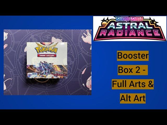 Pokemon Astral Radiance Booster Box 2 - 3 Trainer Gallery FULL ARTS & ALT ART! Closer to Master Set!