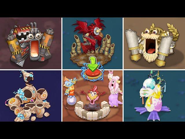 All Power Up/Down Animations - All Wubbox, Rare Wublins, Adult Celestials (My Singing Monsters)