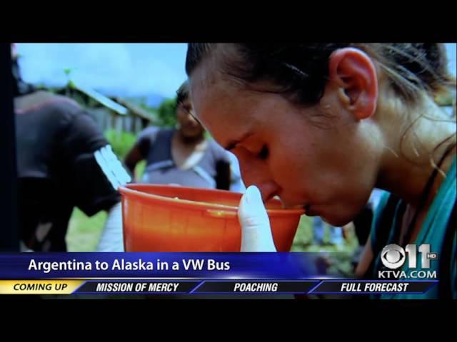 Entrevista KTVA11 viajar hasta Alaska en una kombi