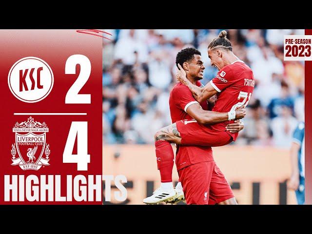 HIGHLIGHTS: Karlsruher SC 2-4 Liverpool | Debut for Dom & Alexis assist