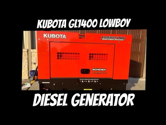 Kubota GL14000 Lowboy Diesel Generator #dieselgenerators #Kubota