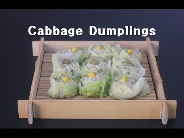 만두만들기,양배추만두-Dumplings recipe