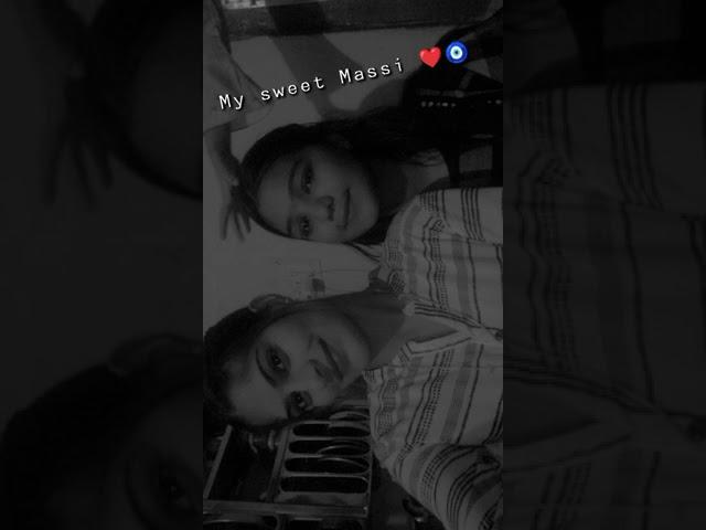My sweet Massi  Oreo Massi ️ #khushi #khushiahirwar6268 ~with Massi ️