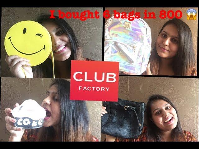 HUGE club factory haul | I bought 6 bags for 800 