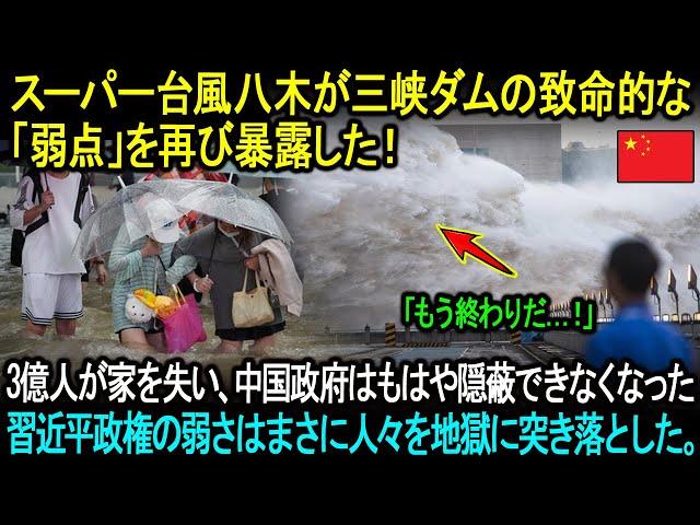 【海外の反応】三峡ダムは警戒中！中国政府の誤った政策により3億人が悲惨な運命をたどった。