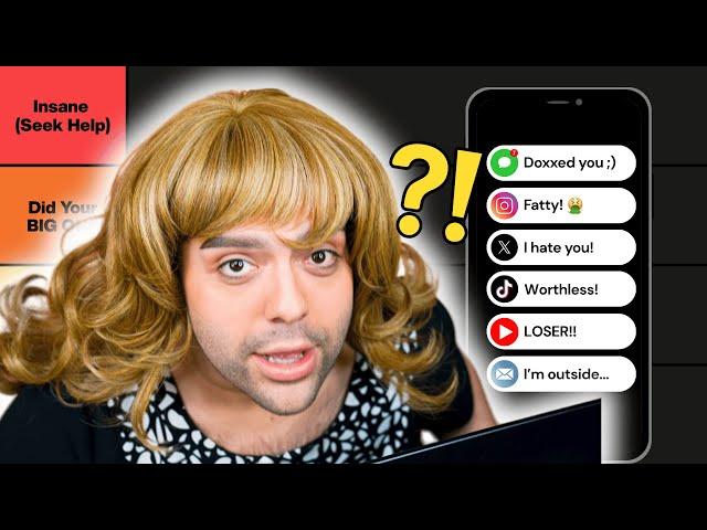 Reacting to INSANE Hate Comments I've Received
