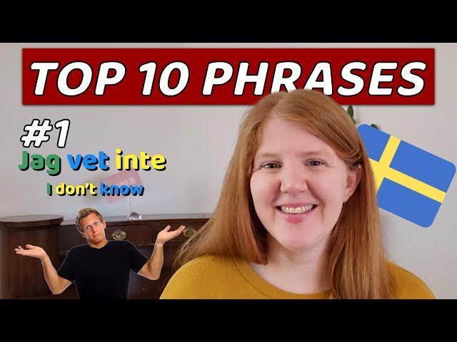 Top 10 Swedish phrases - Learn Basic Swedish in 8 minutes