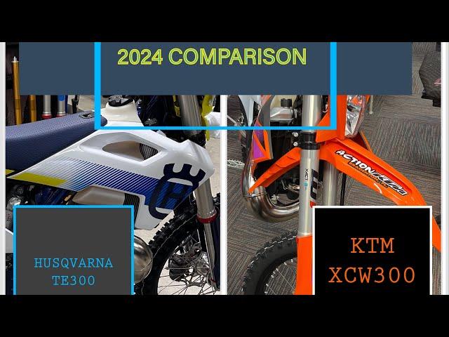 2024 Ktm XC-W300 vs Husqvarna TE300