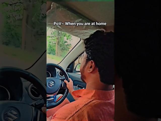 When you are at home  || #driving #hometown #home #azamgarh #cardriving