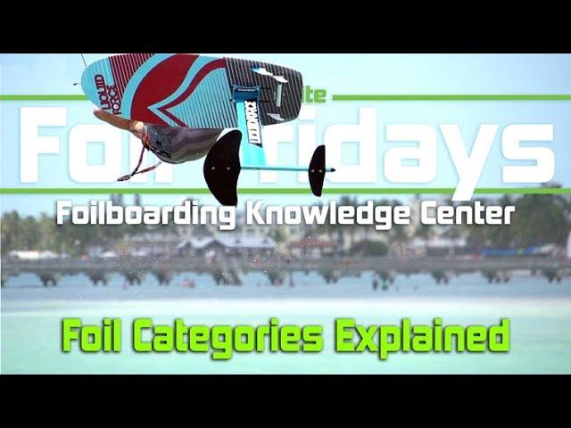 Hydrofoil Categories Explained - Foil Fridays Ep 02 MACkiteboarding.com
