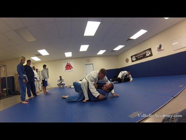 Round 4 of half guard sparring at Valhalla Academy - July 30