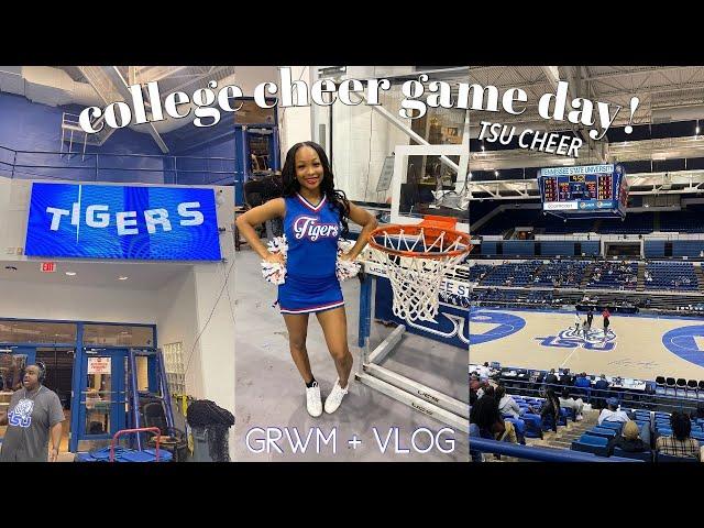 GRWM + VLOG | College Basketball Game