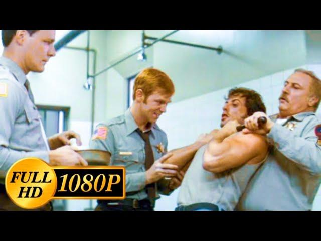 Sylvester Stallion escape from police station | Rambo: First Blood (1982)