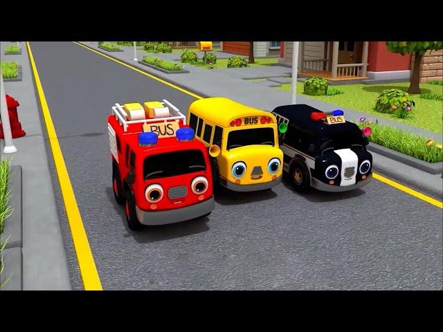 Wheels On The Bus Go To Town | Nursery Rhymes & Kids Songs