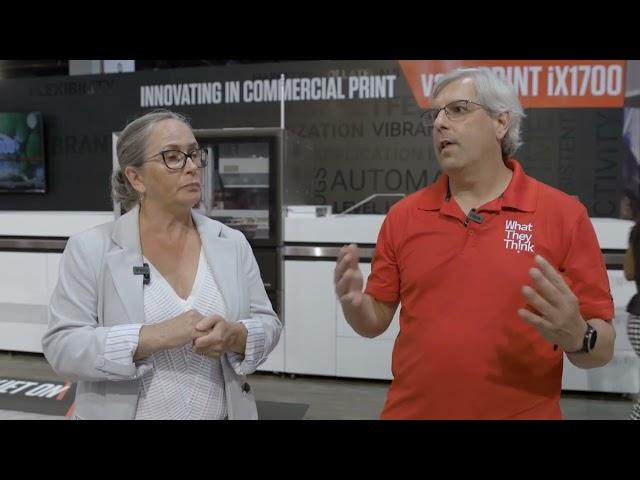 Debut of varioPRINT iX1700 sheetfed inkjet press at Printing United Expo 2024