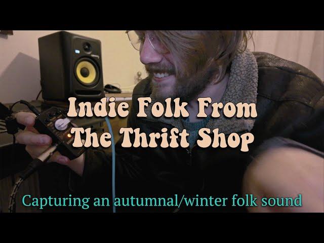 Record indie folk using second-hand junk