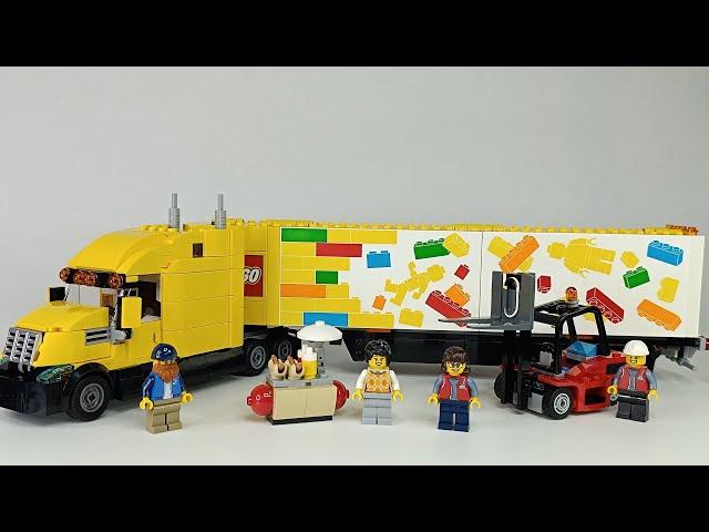 Lego City 60440 Lego Delivery Truck Speed Build Review ASMR