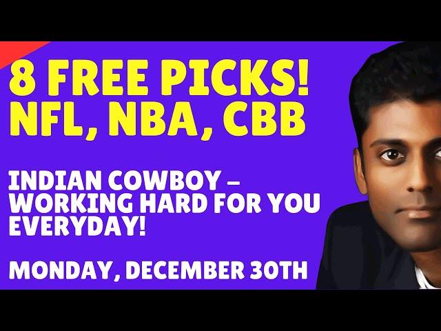 College Basketball Picks & Free Betting Predictions Today 12/31/24 | NBA Picks | Indian Cowboy