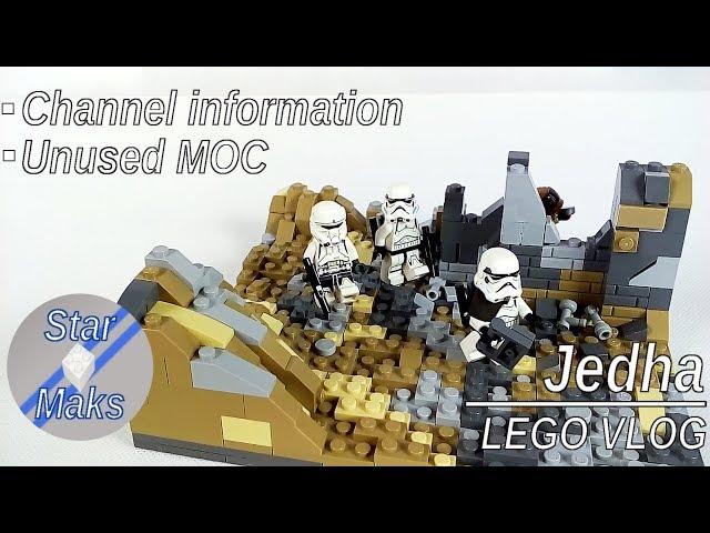 Lego Jedha MOC - Lego Star Wars Vlog 2 | Star Maks