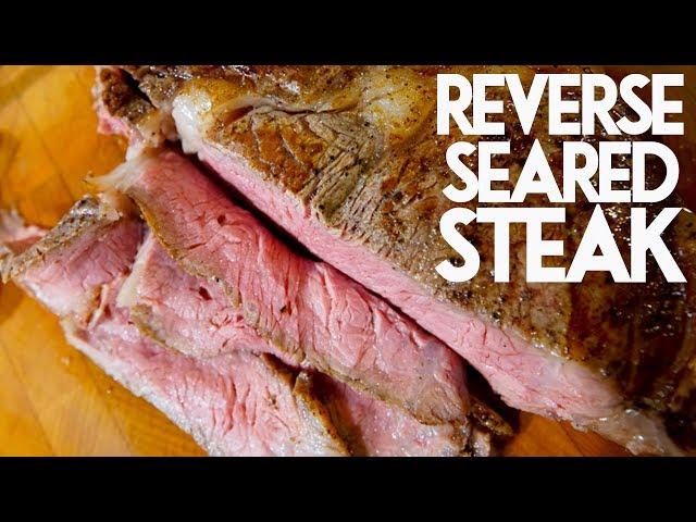 How to Reverse Sear a Steak | SAM THE COOKING GUY