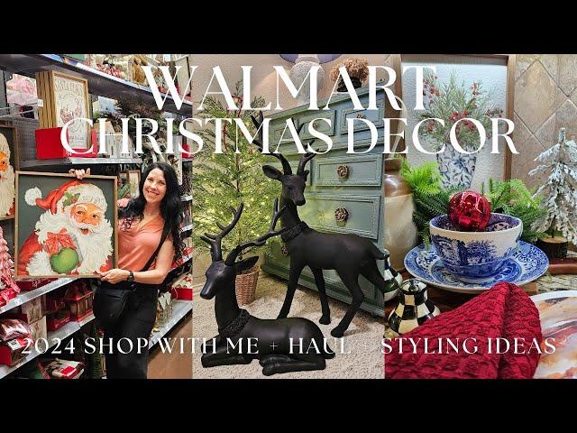 WALMART CHRISTMAS DÉCOR SHOPPING 2024! Budget-Friendly Holiday Decorations & Haul