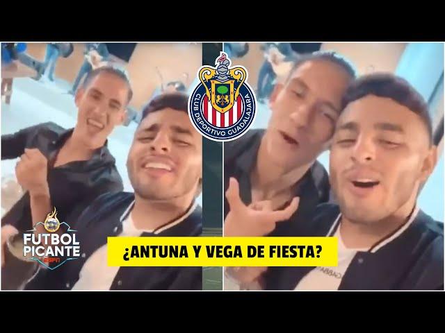 ESCÁNDALO EN CHIVAS Uriel Antuna y Alexis Vega de FIESTA, según video de Instagram | Futbol Picante