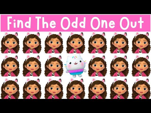 Find The Odd One Out: Gabby's Dollhouse (Part 2)