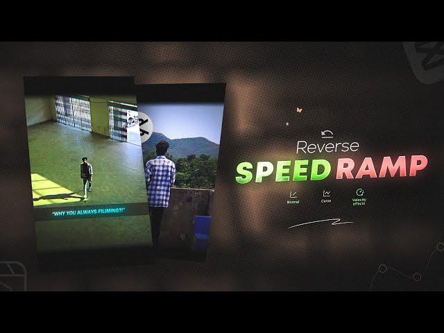 How to make REVERSE Speed Ramp in Mobile | Capcut video editing | Tutorial