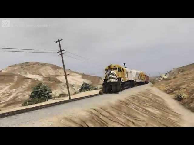 GTA V - Train Derailments Compilation Vol. 1