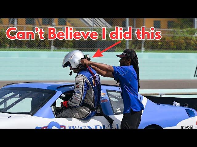 My FIRST time driving a NASCAR *What Happened?!*