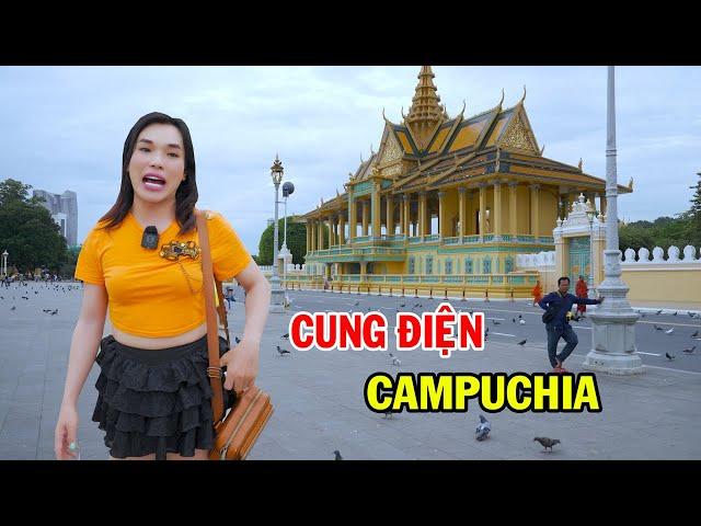 Ty Thy tham quán cung điện Campuchia, ghé CA SI NÔ lớn nhất Campuchia - Ty Thy Vlog Gỏi đu đủ