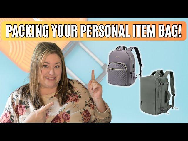 PACKING YOUR PERSONAL ITEM BAG | HOW & WHAT TO PACK | + LEVEL 8 LUGGAGE REVIEW!