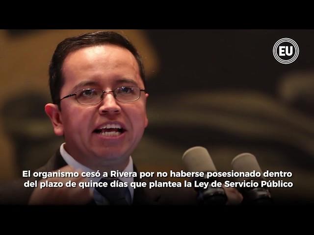 CPC cesó al Superintendente de Economía, Patricio Rivera