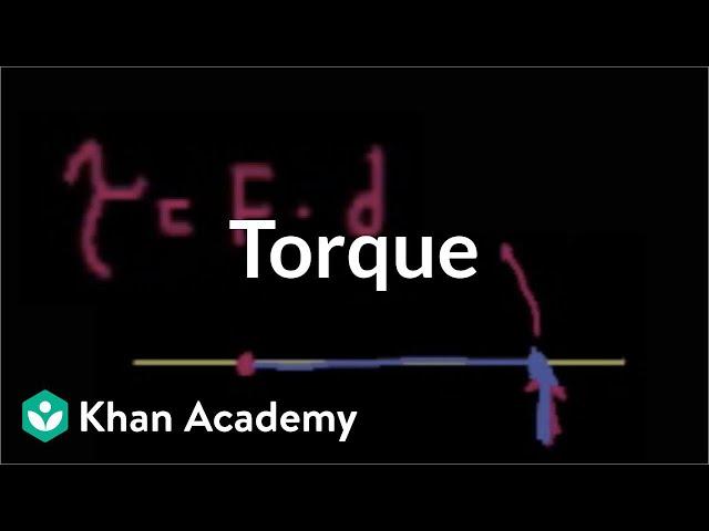 Introduction to torque | Moments, torque, and angular momentum | Physics | Khan Academy