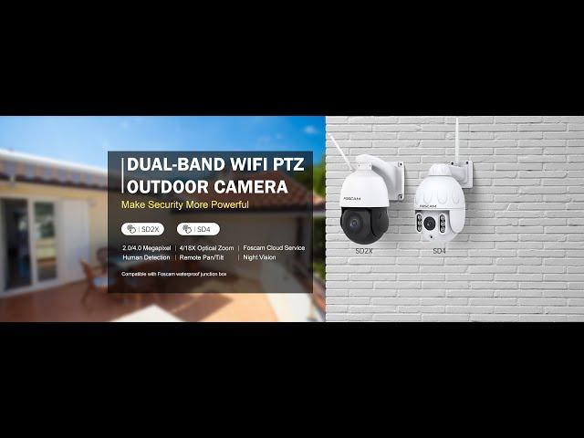 Foscam SD2X PTZ IP Camera for Home Security