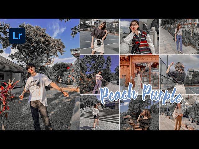 Lightroom Mobile Presets Free DNG | Peach Purple Preset | Free DNG & XMP 2021