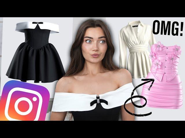 TRYING UNREALISTIC CLOTHING FROM INSTAGRAM...