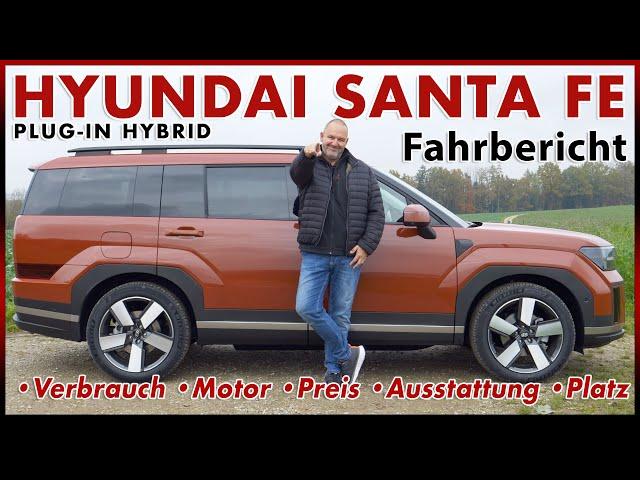 Hyundai Santa Fe 2024 - Was bietet das große SUV mit Plug-In Hybrid? Test Review Fahrbericht Deutsch