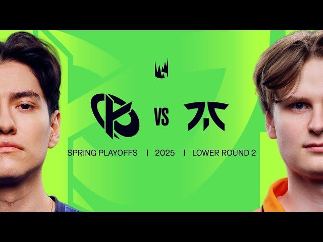 KC v FNC | 2025 LEC Spring Playoffs | Lower Round 2 | Game 1