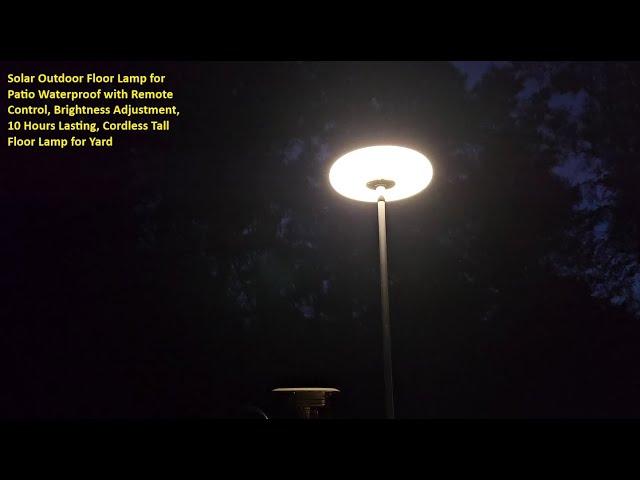 Get Ready to Revolutionize Your Yard with THIS Solar Outdoor Floor Lamp!