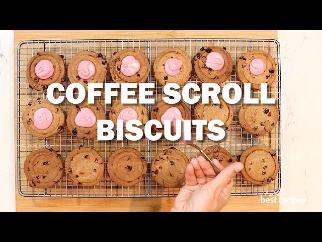 How to make old-school coffee scroll biscuits | Australia's best recipes