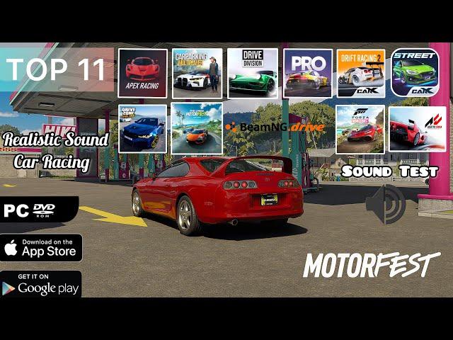 Top 11 Realistic Racing Games | Android/iOS/PC | Which Toyota Supra MK4 sounds like a real SUPRA ?