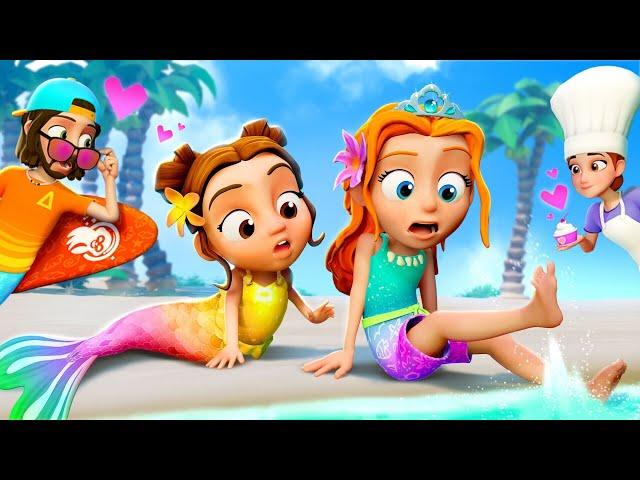 MERMAiD ADVENTURE - ADLEY & FRiENDS turn HUMAN!!  Magic Challenges help them return to the Deep Sea
