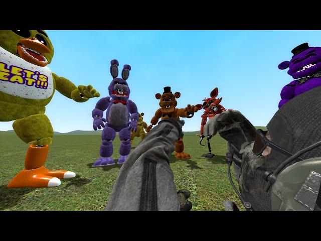 Garry's Mod - Five Nights at Freddy's animatronic model showcase