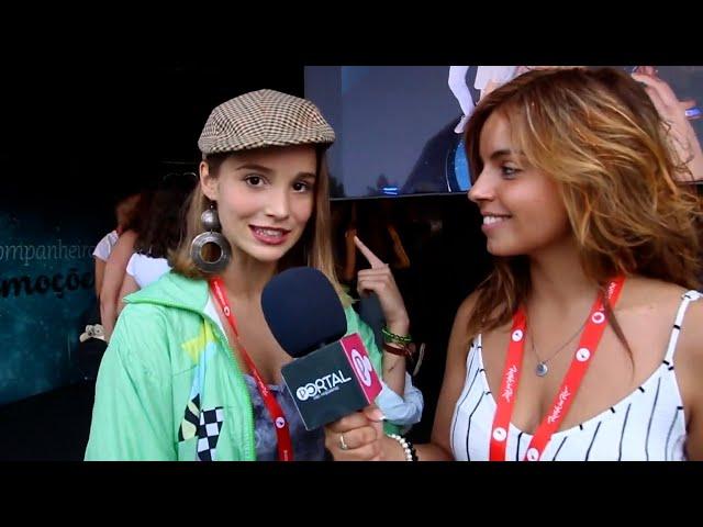 Alba Baptista - Interview with english subtitles - Rock In Rio Lisboa 2018