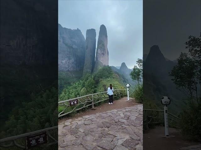 江郎山 崇山峻岭江山景色 #travel #江郎山 #太行山の風景 #태항산의 풍경 #hiking #weekendtrip #mountains #nature