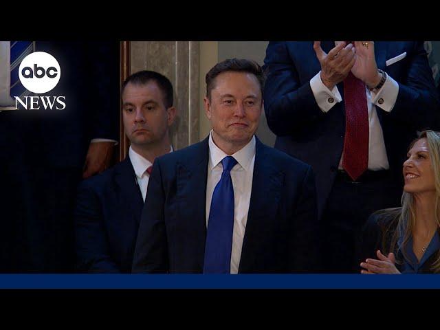 Trump touts DOGE, calls out Elon Musk by name during Congressional speech