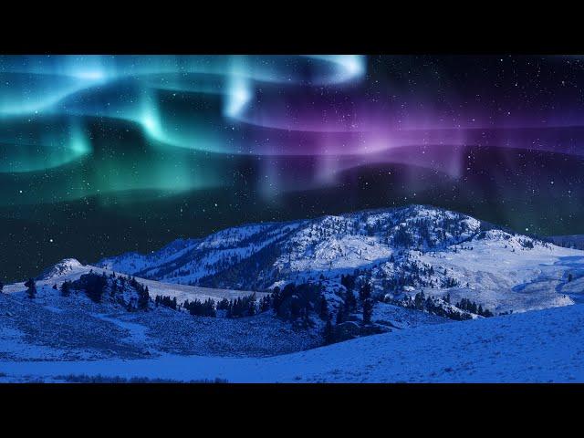 White Noise Sounds for Sleeping under Northern Lights