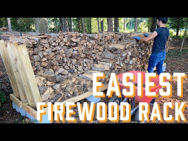 Easiest Firewood Rack